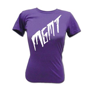 MGMT レディースTシャツ Buzz on PURPLE Girl's L＜セール特価商品＞ - バンドTシャツの通販ショップ『Tee-Merch!』