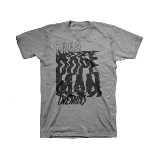 N.W.A. Tシャツ エヌ・ダブリュ・エー Logo Charcoal - バンドTシャツの通販ショップ『Tee-Merch!』