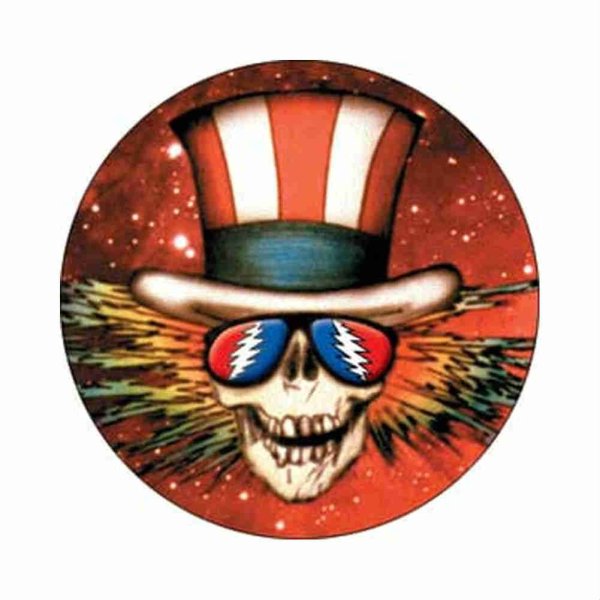 画像1: Grateful Dead 缶バッジ グレイトフル・デッド Sam Head 1.5 Inch Button (1)