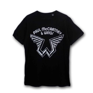 Paul McCartney Tシャツ ポール・マッカートニー Wings Logo RED