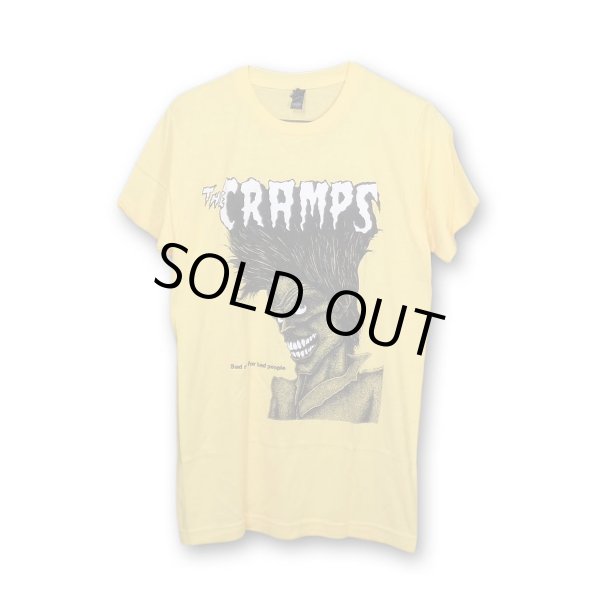 画像1: The Cramps バンドTシャツ ザ・クランプス Bad Music YELLOW (1)