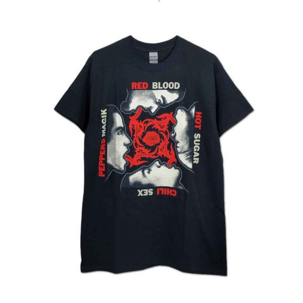 画像1: Red Hot Chili Peppers バンドTシャツ レッド・ホット・チリ・ペッパーズ Blood Sugar BLACK (1)