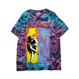 Guns N' Roses バンドTシャツ ガンズ・アンド・ローゼス Use Your Illusion Mono Dip-Dye - バンドTシャツ の通販ショップ『Tee-Merch!』