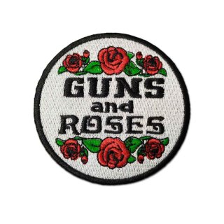 Guns N' Roses パッチ／ワッペン ガンズ・アンド・ローゼス Classic Circle Logo -  バンドTシャツの通販ショップ『Tee-Merch!』