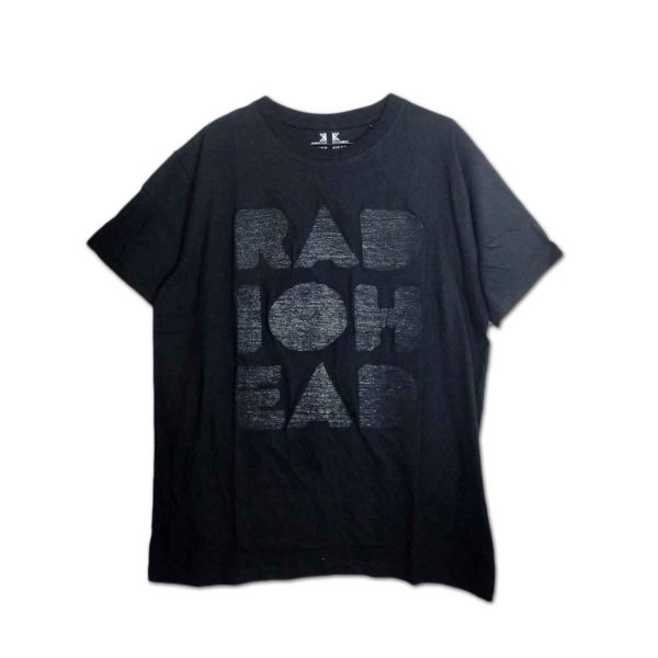 画像1: Radiohead バンドTシャツ レディオヘッド Debossed Reverse Print (1)
