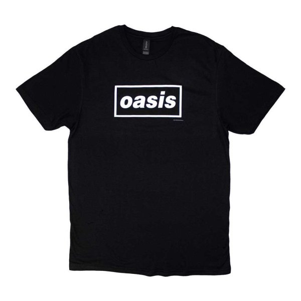 画像1: Oasis バンドTシャツ オアシス Decca Logo BLACK (1)