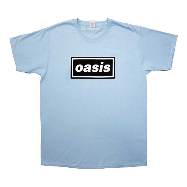 画像1: Oasis バンドTシャツ オアシス Decca Logo LHT BLUE (1)