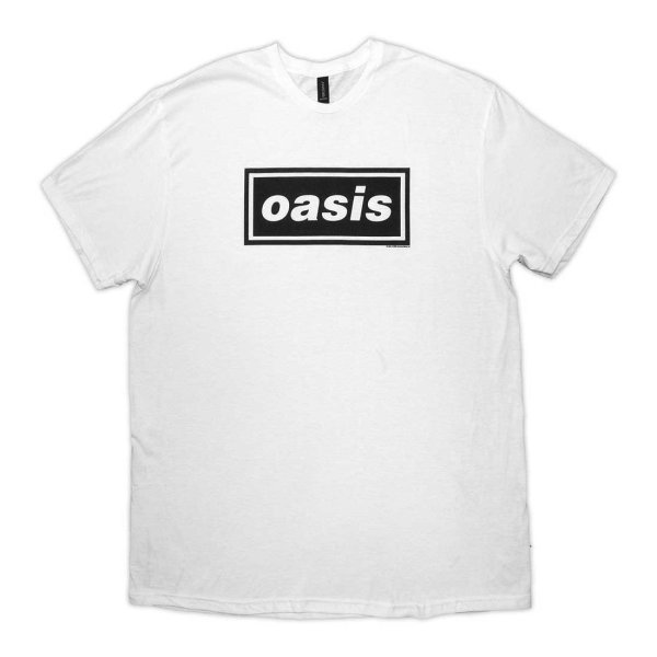 画像1: Oasis バンドTシャツ オアシス Decca Logo WHITE (1)