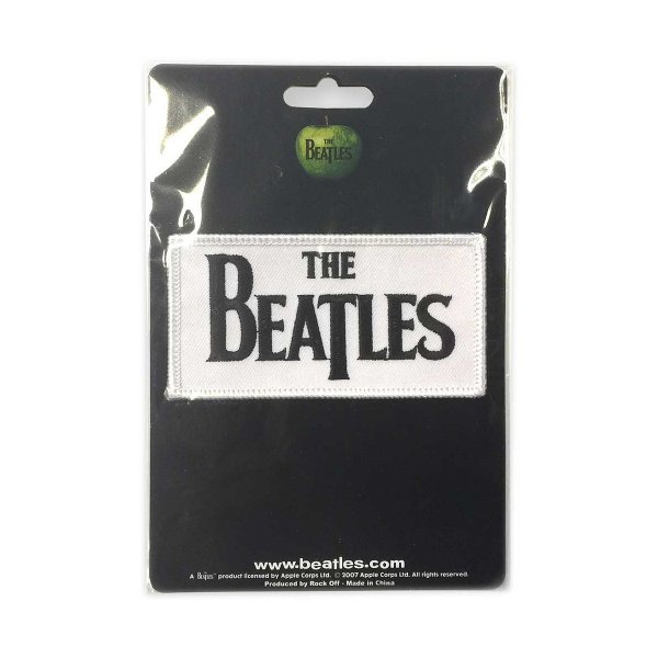 画像1: The Beatles アイロンパッチ／ワッペン ザ・ビートルズ Drop T Logo (1)