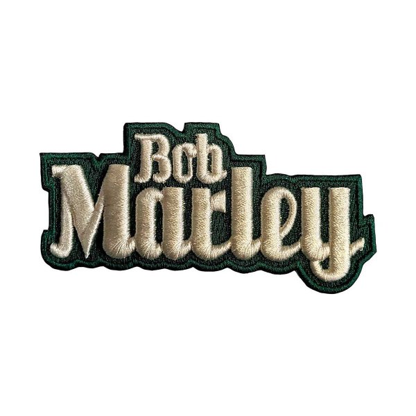 画像1: Bob Marley アイロンパッチ／ワッペン ボブ・マーリー Text Logo (1)