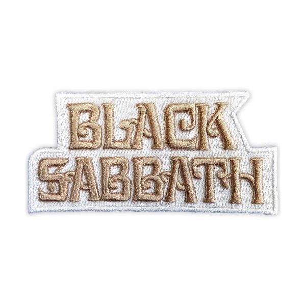 画像1: Black Sabbath アイロンパッチ／ワッペン ブラック・サバス Text Logo (1)