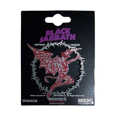 画像1: Black Sabbath メタルピンバッジ ブラック・サバス Daemon Ring