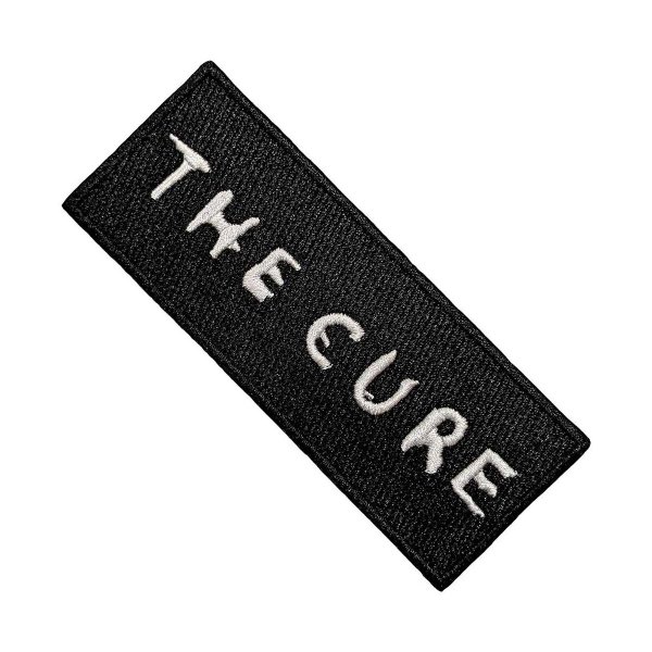 画像1: The Cure アイロンパッチ／ワッペン ザ・キュアー Text Logo (1)