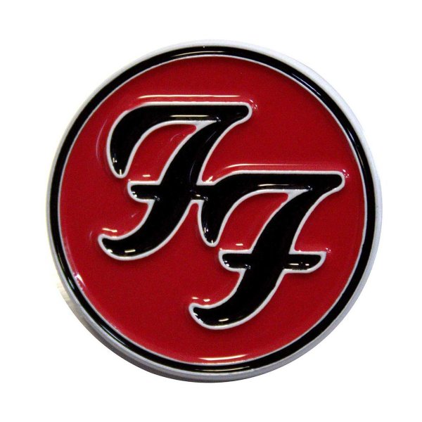 画像1: Foo Fighters メタルピンバッジ フー・ファイターズ FF Logo (1)