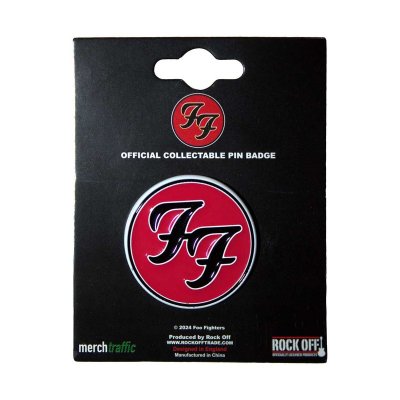 画像1: Foo Fighters メタルピンバッジ フー・ファイターズ FF Logo