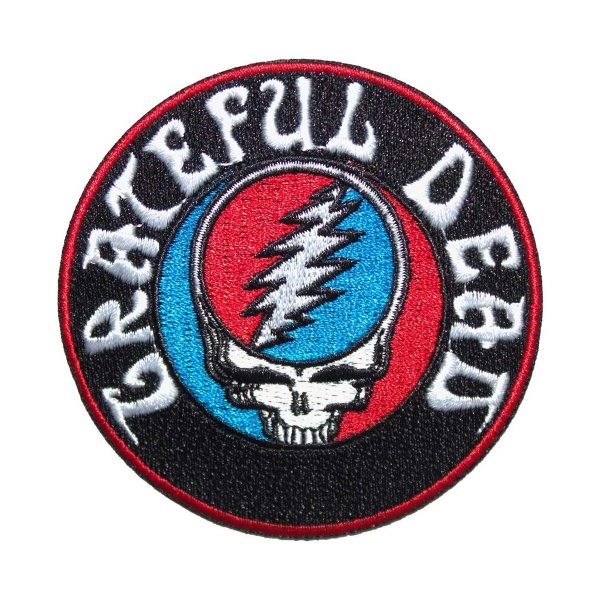 画像1: Grateful Dead アイロンパッチ／ワッペン グレイトフル・デッド Steal Your Face Logo (1)