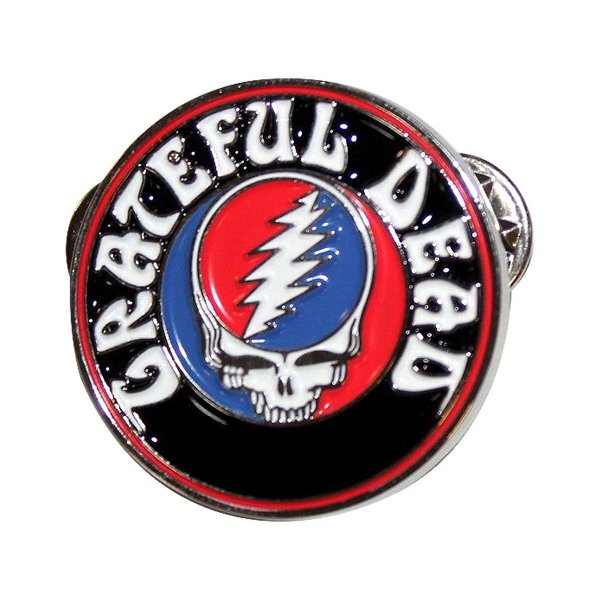 画像1: Grateful Dead メタルピンバッジ グレイトフル・デッド Steal Your Face Logo (1)