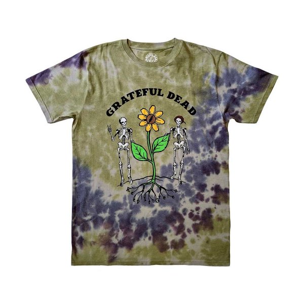 画像1: Grateful Dead バンドTシャツ グレイトフル・デッド Keep It Green Dip-Dye (1)