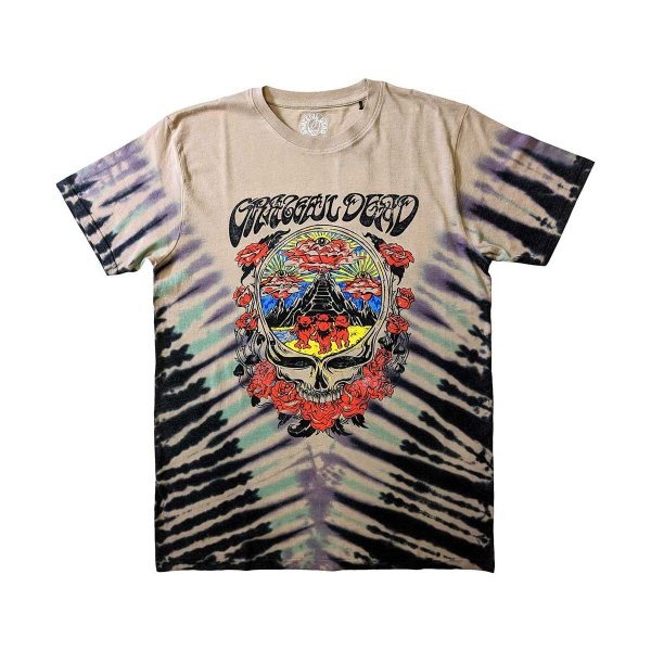 画像1: Grateful Dead バンドTシャツ グレイトフル・デッド Eye Clouds Dip-Dye (1)