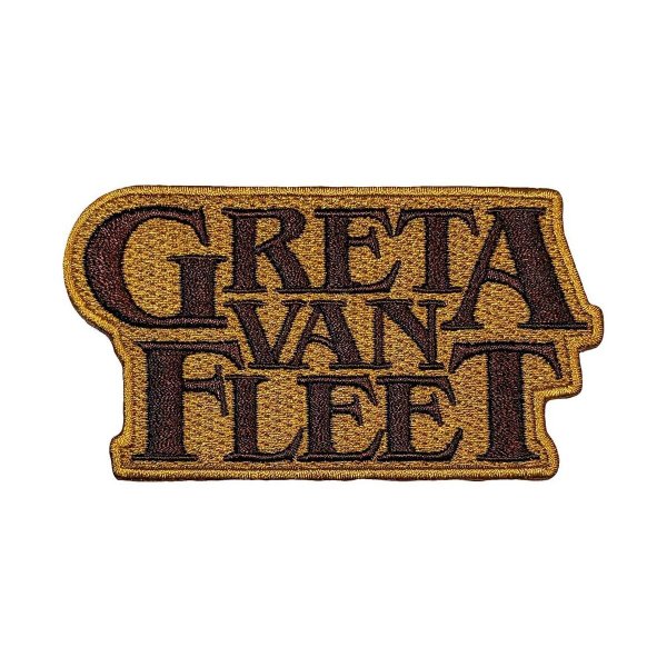 画像1: Greta Van Fleet アイロンパッチ／ワッペン グレタ・ヴァン・フリート Amber Logo (1)