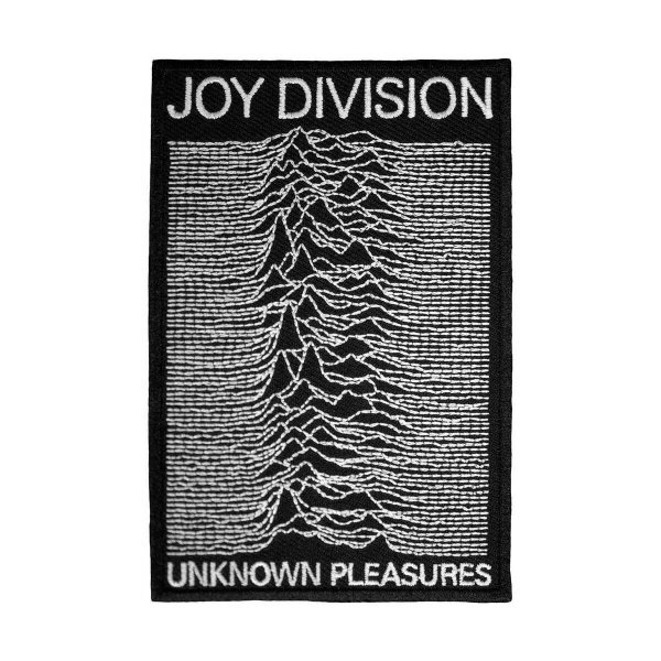 画像1: Joy Division アイロンパッチ／ワッペン ジョイ・ディヴィジョン Unknown Pleasures (1)