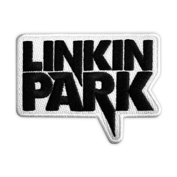 画像1: Linkin Park アイロンパッチ／ワッペン リンキン・パーク Black Logo (1)