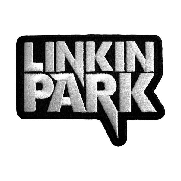 画像1: Linkin Park アイロンパッチ／ワッペン リンキン・パーク White Logo (1)