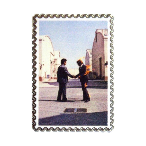 画像1: Pink Floyd メタルピンバッジ ピンク・フロイド Wish You Were Here Stamp (1)