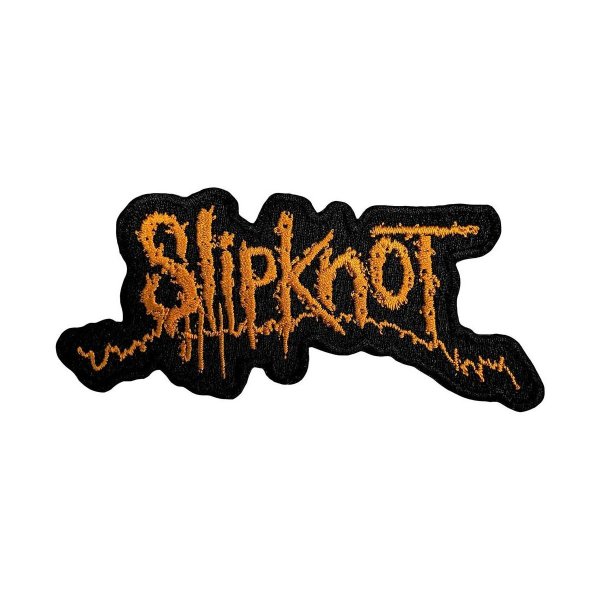 画像1: Slipknot アイロンパッチ／ワッペン スリップノット Orange Logo (1)