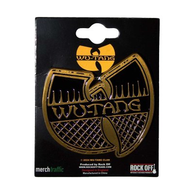 画像1: Wu-Tang Clan メタルピンバッジ ウータン・クラン Black & Gold Logo