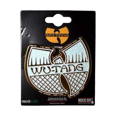 画像1: Wu-Tang Clan メタルピンバッジ ウータン・クラン White & Gold Logo