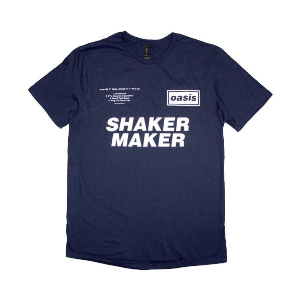 画像1: Oasis バンドTシャツ オアシス Shakermaker Tracklisting (1)