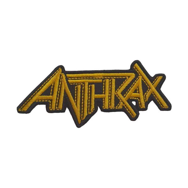 画像1: Anthrax アイロンパッチ／ワッペン アンラックス Yellow Logo (1)