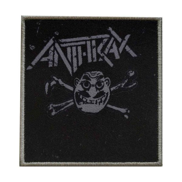 画像1: Anthrax パッチ／ワッペン アンラックス Cross Bones (1)