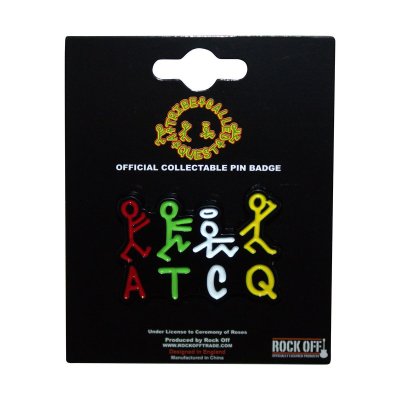 画像1: A Tribe Called Quest メタルピンバッジ ア・トライブ・コールド・クエスト Stick Figures Logo