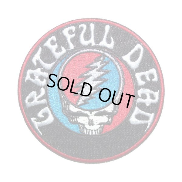 画像1: Grateful Dead アイロンパッチ／ワッペン グレイトフル・デッド Steal Your Face Logo V2 (1)