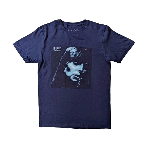 画像1: Joni Mitchell Tシャツ ジョニ・ミッチェル Blue (1)