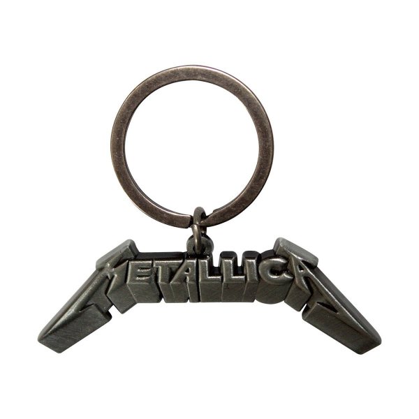 画像1: Metallica メタルキーリング キーホルダー メタリカ 3D Logo (1)