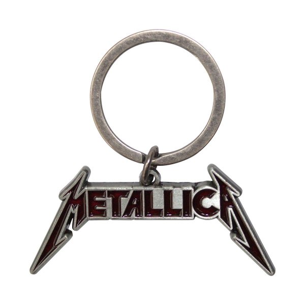 画像1: Metallica メタルキーリング キーホルダー メタリカ Deep Red Logo (1)