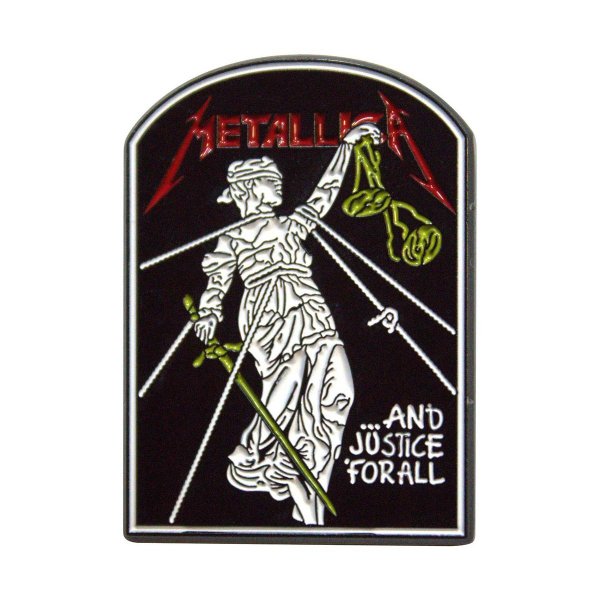 画像1: Metallica メタルピンバッジ メタリカ And Justice For All Tombstone (1)