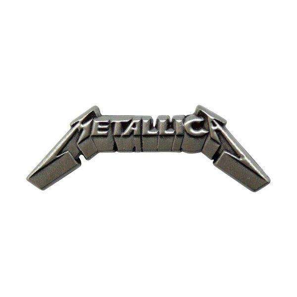 画像1: Metallica メタルピンバッジ メタリカ 3D Logo (1)