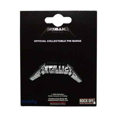 画像1: Metallica メタルピンバッジ メタリカ 3D Logo