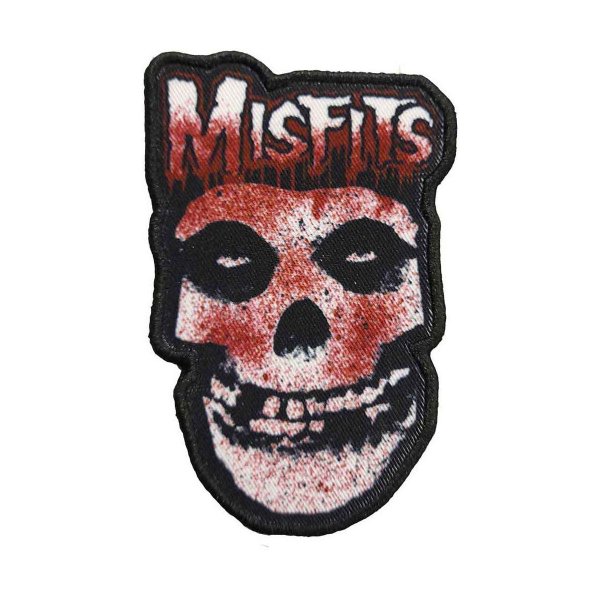 画像1: Misfits パッチ／ワッペン ミスフィッツ Blood Drip Skull (1)