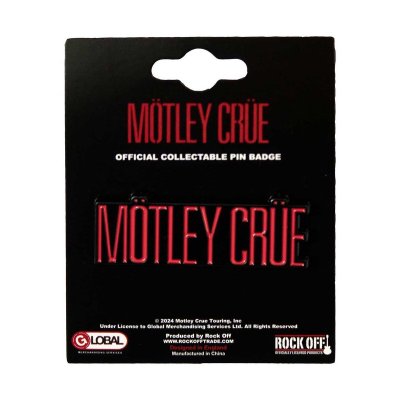 画像1: Motley Crue メタルピンバッジ モトリー・クルー Logo