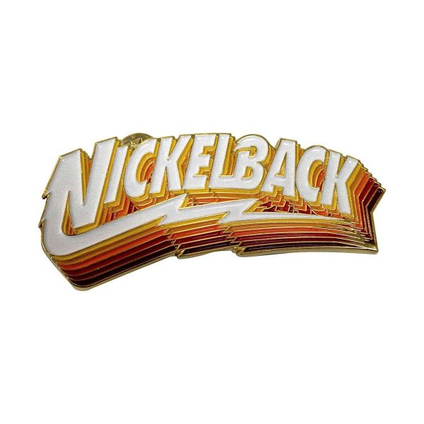 画像1: Nickelback メタルピンバッジ ニッケルバック Gradient Shadows Logo (1)