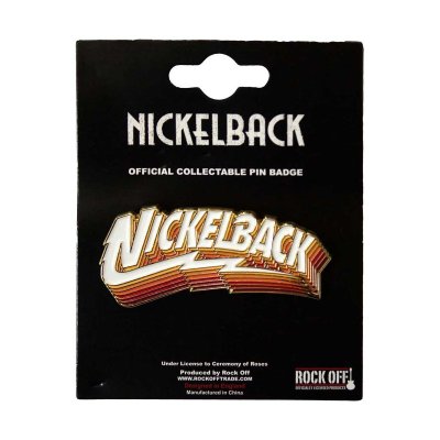 画像1: Nickelback メタルピンバッジ ニッケルバック Gradient Shadows Logo