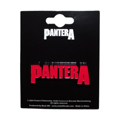 画像1: Pantera メタルピンバッジ パンテラ Red Logo