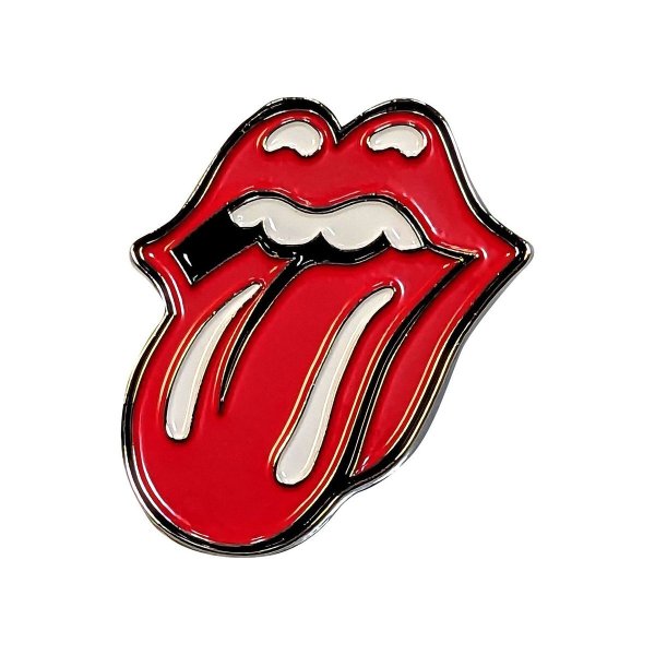 画像1: The Rolling Stones メタルピンバッジ ザ・ローリング・ストーンズ Classic Tongue Large (1)