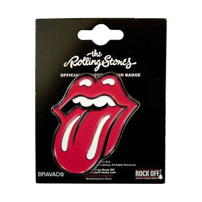 画像1: The Rolling Stones メタルピンバッジ ザ・ローリング・ストーンズ Classic Tongue Large