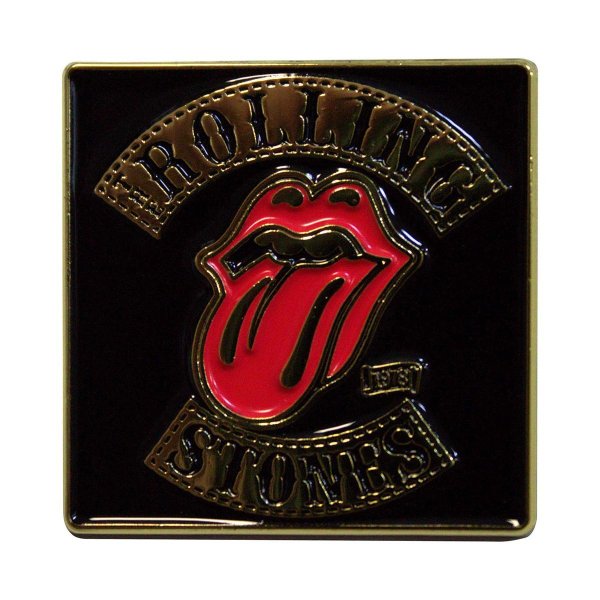 画像1: The Rolling Stones メタルピンバッジ ザ・ローリング・ストーンズ Tour 1978 Gold (1)